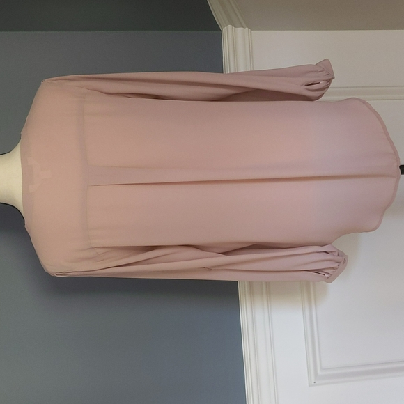 ✨HP✨ Lauren Conrad Button Down Top with Neck Tie - Size M - Picture 6 of 12